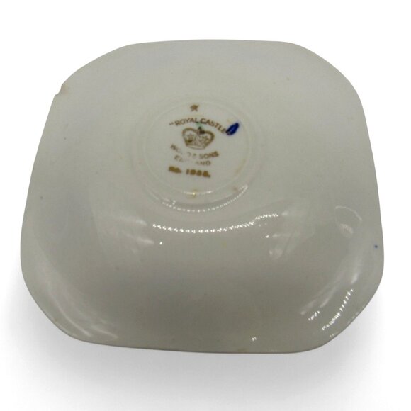 ROYAL CASTLE By Wood And Sons Imari Pattern Tea Cup Set And Plates England Vinta - Picture 8 of 11